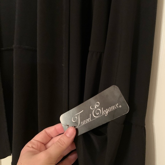 Black Dress Cardigan Size L - Picture 2 of 4